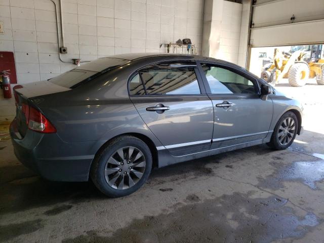 1HGFA16909L001617 - 2009 HONDA CIVIC EXL GRAY photo 3