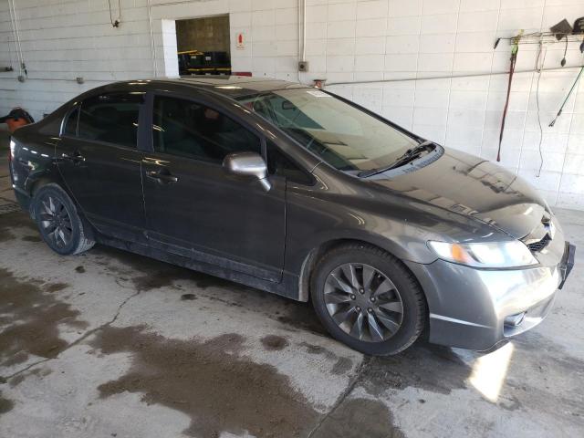 1HGFA16909L001617 - 2009 HONDA CIVIC EXL GRAY photo 4