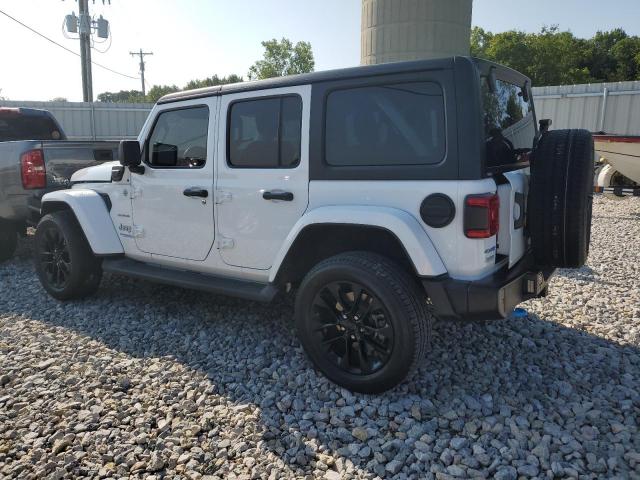 1C4JJXP60NW214821 - 2022 JEEP WRANGLER U SAHARA 4XE WHITE photo 2