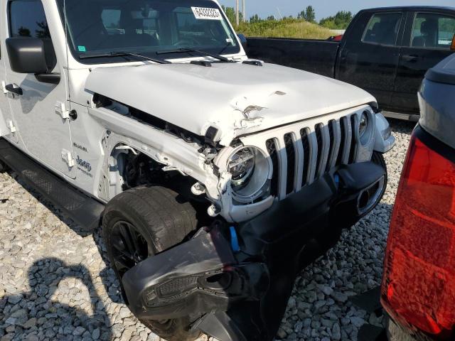 1C4JJXP60NW214821 - 2022 JEEP WRANGLER U SAHARA 4XE WHITE photo 5
