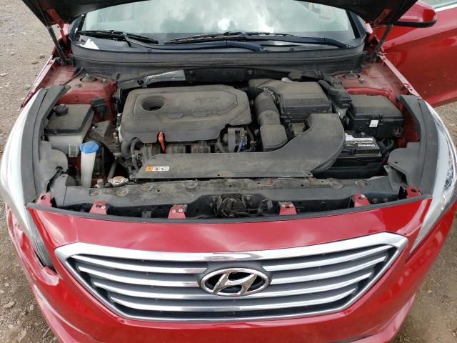 5NPE24AF5HH491142 - 2017 HYUNDAI SONATA SE RED photo 11