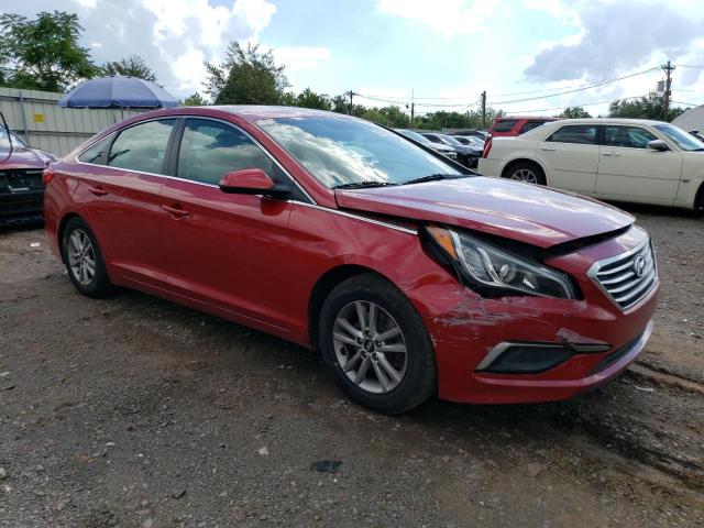 5NPE24AF5HH491142 - 2017 HYUNDAI SONATA SE RED photo 4