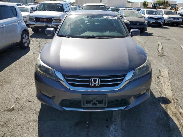 1HGCR2F86FA107537 - 2015 HONDA ACCORD EXL GRAY photo 5