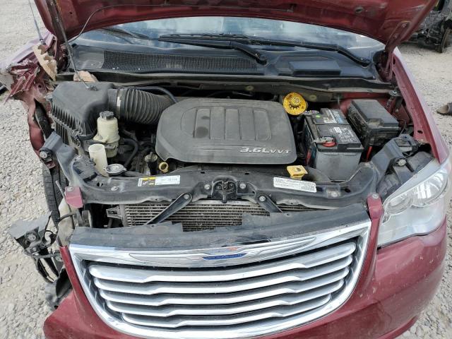 2C4RC1CG0FR754673 - 2015 CHRYSLER TOWN & COU TOURING L BURGUNDY photo 12