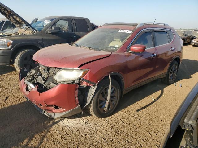 5N1AT2MV1GC767860 - 2016 NISSAN ROGUE S RED photo 1