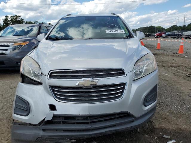 KL7CJLSB0FB206763 - 2015 CHEVROLET TRAX 1LT SILVER photo 5