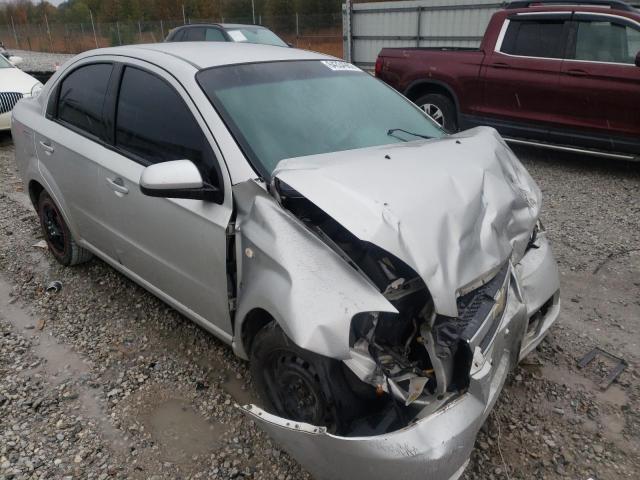 KL1TD56697B132836 - 2007 CHEVROLET AVEO BASE SILVER photo 1