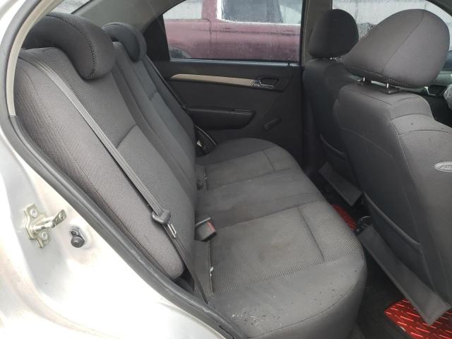 KL1TD56697B132836 - 2007 CHEVROLET AVEO BASE SILVER photo 6