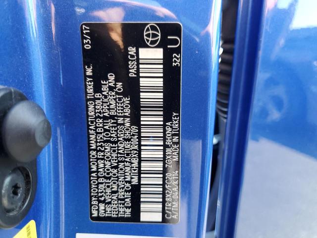 NMTKHMBX9JR004709 - 2018 TOYOTA C-HR XLE 蓝色 照片 12