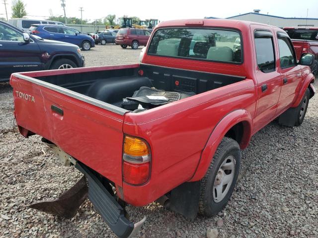 5TEGN92N14Z391064 - 2004 TOYOTA TACOMA DOUBLE CAB PRERUNNER RED photo 3