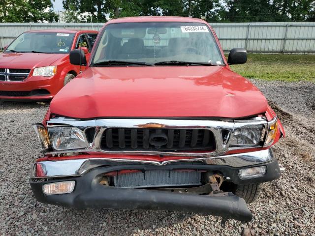 5TEGN92N14Z391064 - 2004 TOYOTA TACOMA DOUBLE CAB PRERUNNER RED photo 5