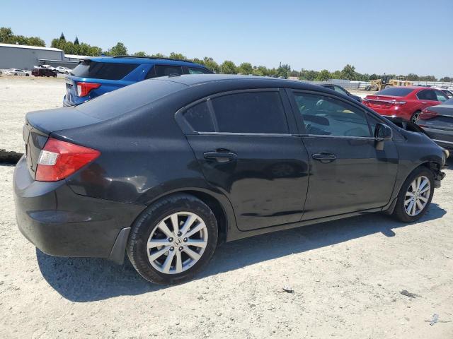 19XFB2F90CE347927 - 2012 HONDA CIVIC EXL BLACK photo 3