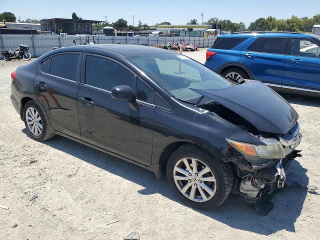 19XFB2F90CE347927 - 2012 HONDA CIVIC EXL BLACK photo 4