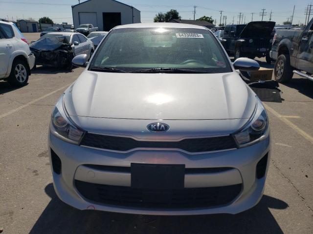 3KPA25AD2LE322177 - 2020 KIA RIO LX SILVER photo 5