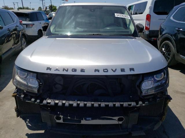 SALGV2EF3EA135556 - 2014 LAND ROVER RANGE ROVE AUTOBIOGRAPHY SILVER photo 5