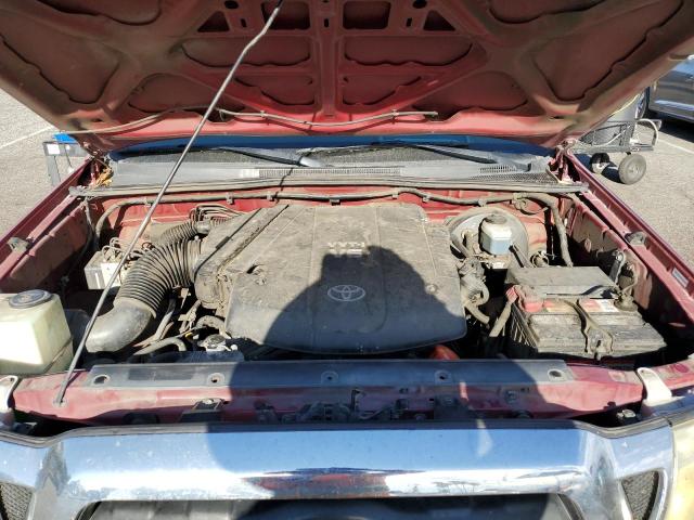 5TEJU62N85Z063584 - 2005 TOYOTA TACOMA DOUBLE CAB PRERUNNER RED photo 11