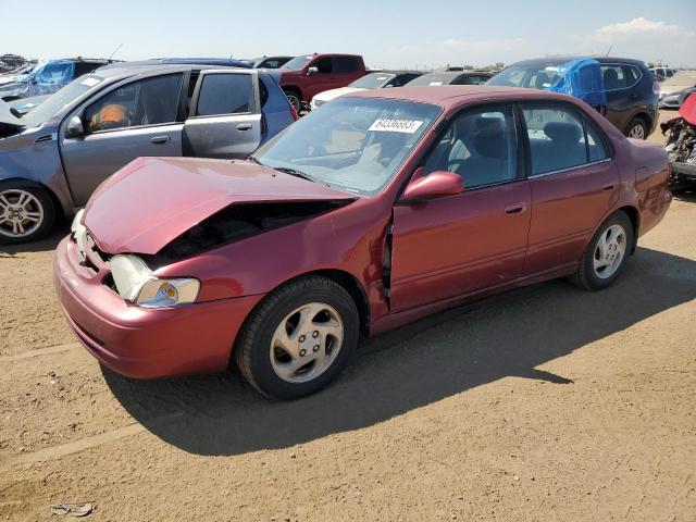 1NXBR12E5YZ338409 - 2000 TOYOTA COROLLA VE MAROON photo 1