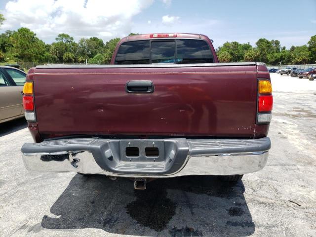 5TBRT34121S208570 - 2001 TOYOTA TUNDRA ACCESS CAB BURGUNDY photo 6