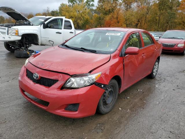 JTDBL40E29J045709 - 2009 TOYOTA COROLLA BASE RED photo 2