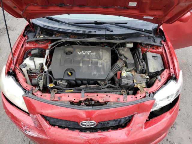 JTDBL40E29J045709 - 2009 TOYOTA COROLLA BASE RED photo 7