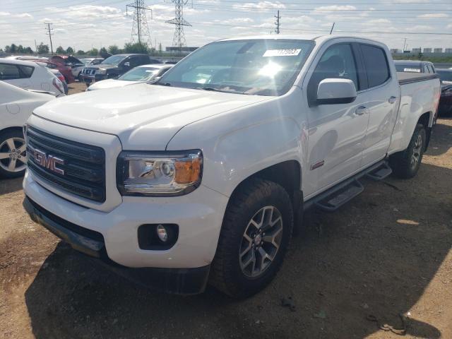 1GTG6CENXJ1309943 - 2018 GMC CANYON SLE WHITE photo 1