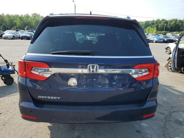 5FNRL6H74LB039814 - 2020 HONDA ODYSSEY EXL BLUE photo 6