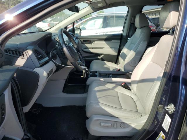 5FNRL6H74LB039814 - 2020 HONDA ODYSSEY EXL BLUE photo 7
