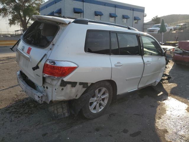 5TDBK3EH1CS093194 - 2012 TOYOTA HIGHLANDER BASE Beyaz fotoğraf 3