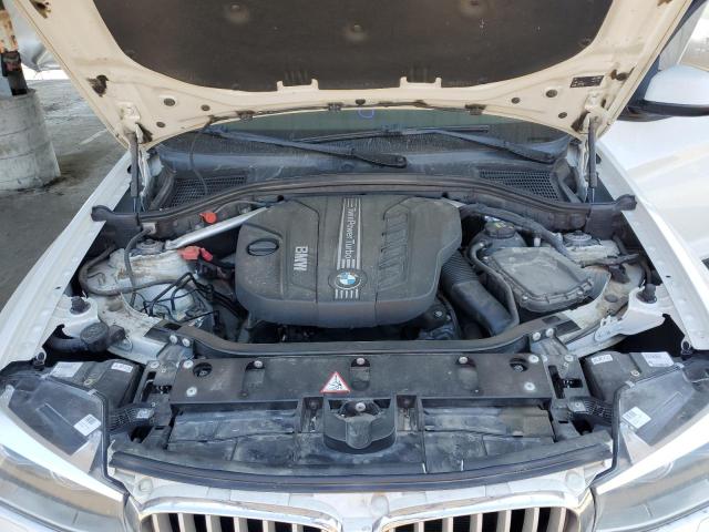 5UXWY3C57G0N88130 - 2016 BMW X3 XDRIVE28D WHITE photo 11