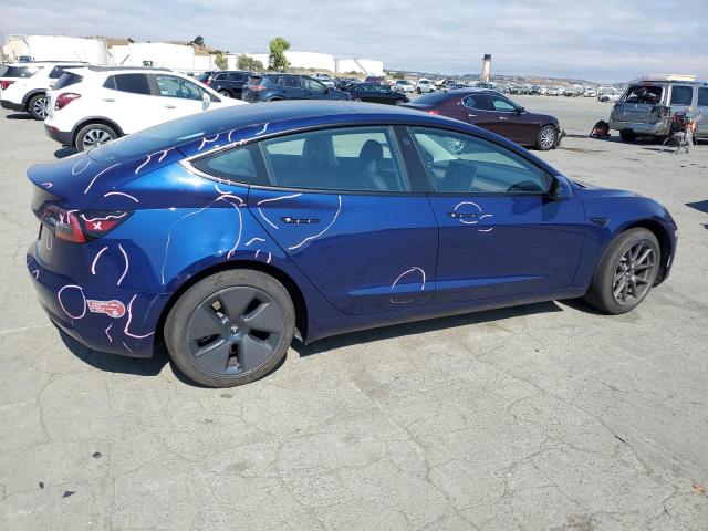 5YJ3E1EA2PF656878 - 2023 TESLA MODEL 3 ლურჯი ფოტო 3