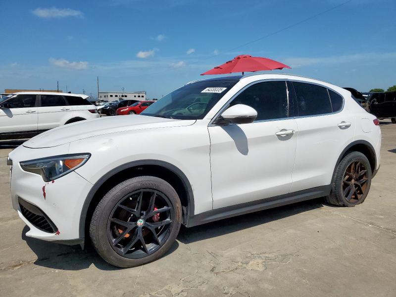 ZASFAKBN8J7B81876 - 2018 ALFA ROMEO STELVIO TI WHITE photo 1