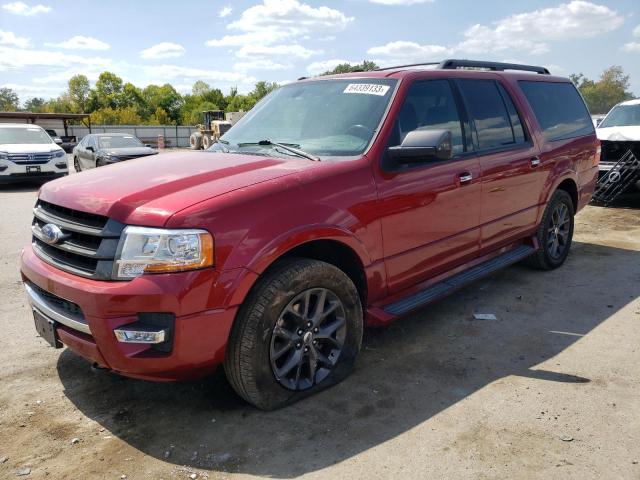 1FMJK2AT6HEA56909 - 2017 FORD EXPEDITION EL LIMITED BURGUNDY photo 1