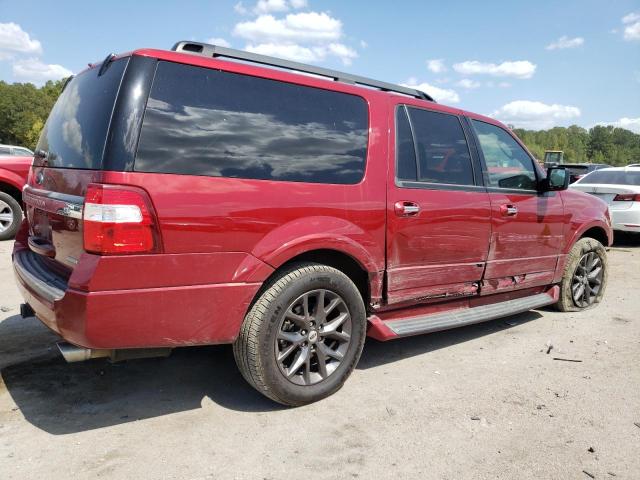 1FMJK2AT6HEA56909 - 2017 FORD EXPEDITION EL LIMITED BURGUNDY photo 3