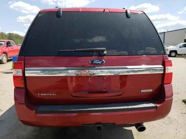 1FMJK2AT6HEA56909 - 2017 FORD EXPEDITION EL LIMITED BURGUNDY photo 6
