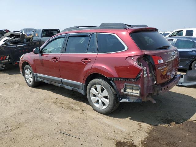 4S4BRBGC8C3230202 - 2012 SUBARU OUTBACK 2.5I PREMIUM RED photo 2