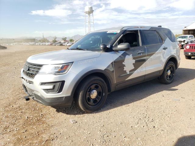 1FM5K8AR3KGB55028 - 2019 FORD EXPLORER POLICE INTERCEPTOR SILVER photo 1