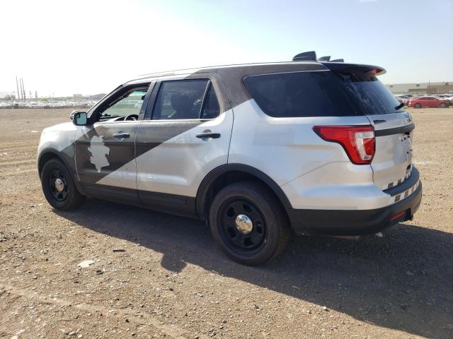 1FM5K8AR3KGB55028 - 2019 FORD EXPLORER POLICE INTERCEPTOR SILVER photo 2
