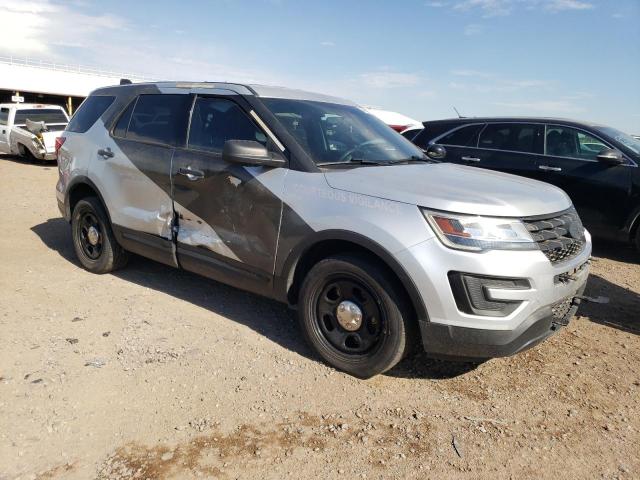 1FM5K8AR3KGB55028 - 2019 FORD EXPLORER POLICE INTERCEPTOR SILVER photo 4