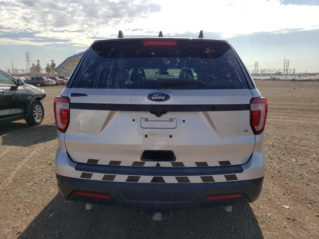 1FM5K8AR3KGB55028 - 2019 FORD EXPLORER POLICE INTERCEPTOR SILVER photo 6