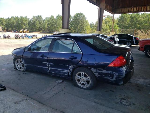 1HGCM56727A093418 - 2007 HONDA ACCORD EX BLUE photo 2