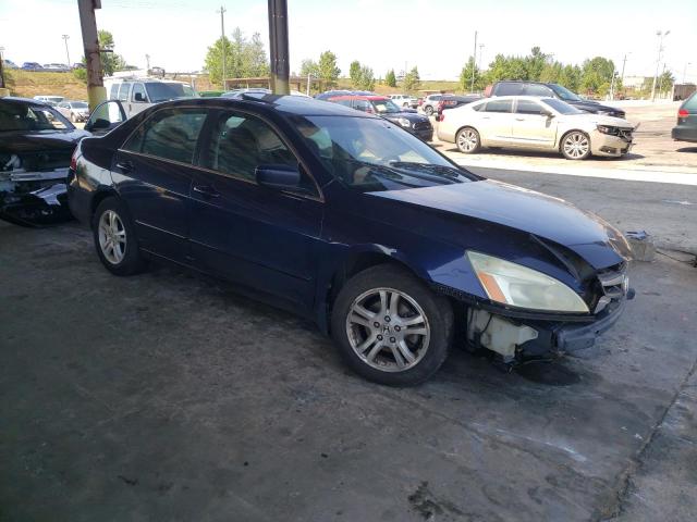 1HGCM56727A093418 - 2007 HONDA ACCORD EX BLUE photo 4