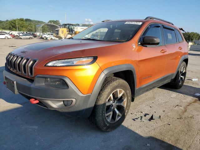 1C4PJMBS5FW779127 - 2015 JEEP CHEROKEE TRAILHAWK ORANGE photo 1