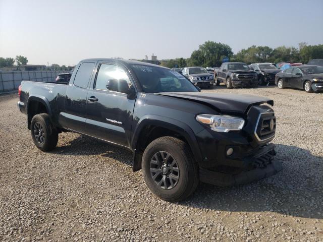 3TYSZ5AN1MT045493 - 2021 TOYOTA TACOMA ACCESS CAB ნაცრისფერი ფოტო 4