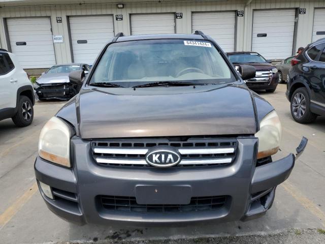 KNDJE723777362754 - 2007 KIA SPORTAGE EX BROWN photo 5