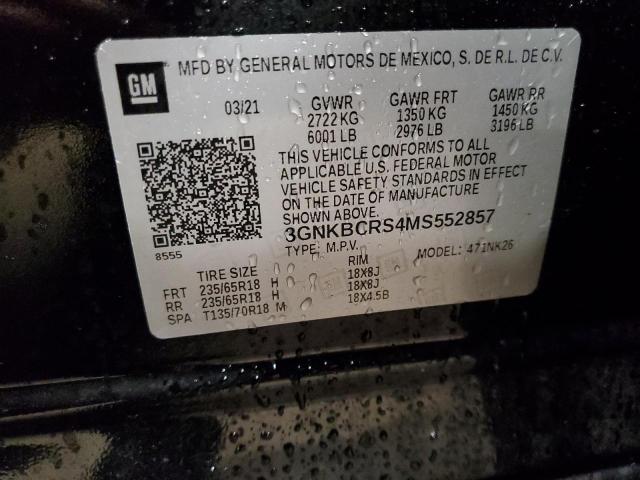 3GNKBCRS4MS552857 - 2021 CHEVROLET BLAZER 2LT BLACK photo 13