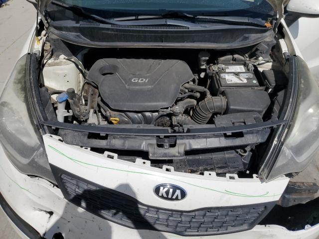 KNADM4A34E6357348 - 2014 KIA RIO LX WHITE photo 11