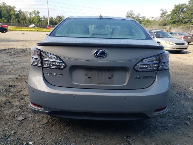 JTHBB1BA9A2000291 - 2010 LEXUS HS 250H SILVER photo 6