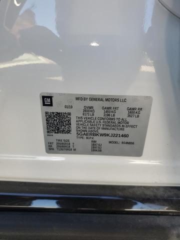 5GAERBKW9KJ221460 - 2019 BUICK ENCLAVE ESSENCE 白色 照片 12