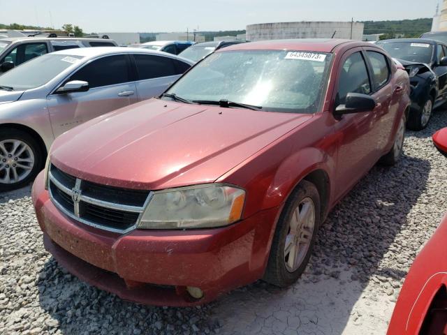 1B3LC56K68N286379 - 2008 DODGE AVENGER SXT RED photo 1