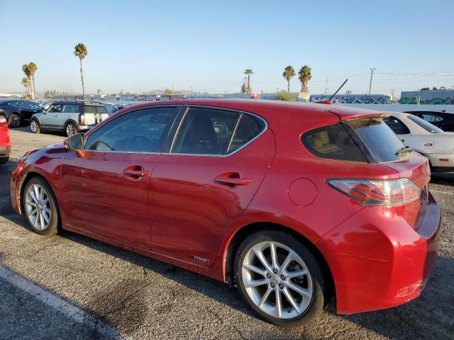 JTHKD5BH2D2136099 - 2013 LEXUS CT 200 RED photo 2